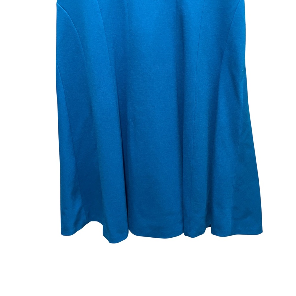 Diane Von Furstenberg Fit And Flare Sleeveless Dress Blue Women Size 2 - Picture 2 of 6